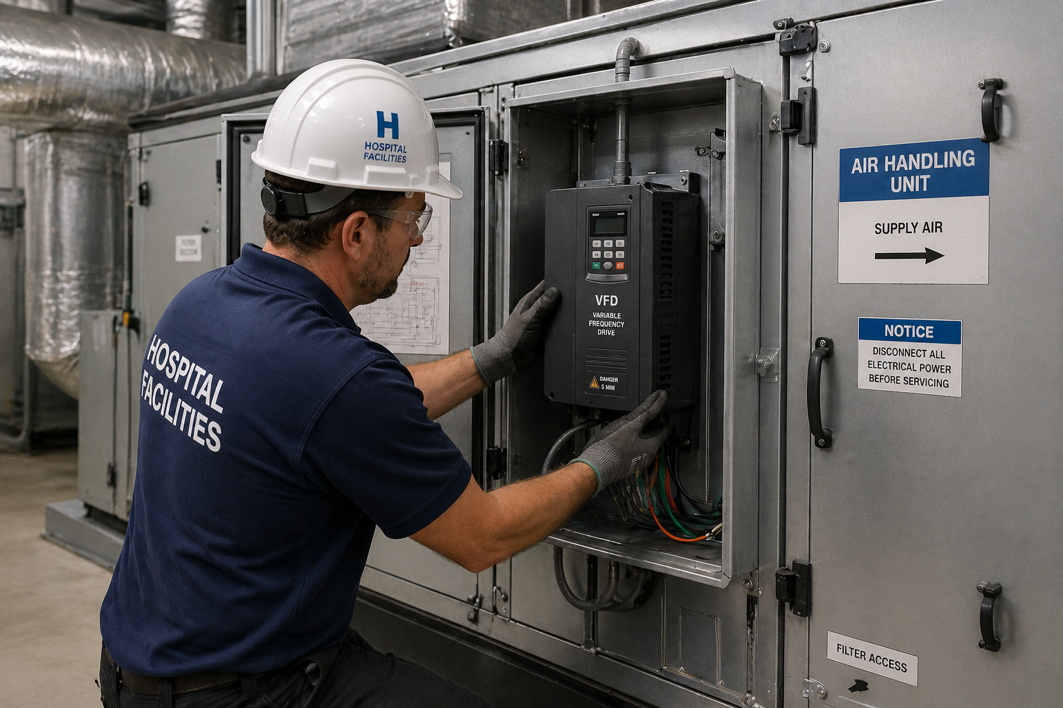 Hospital energy savings